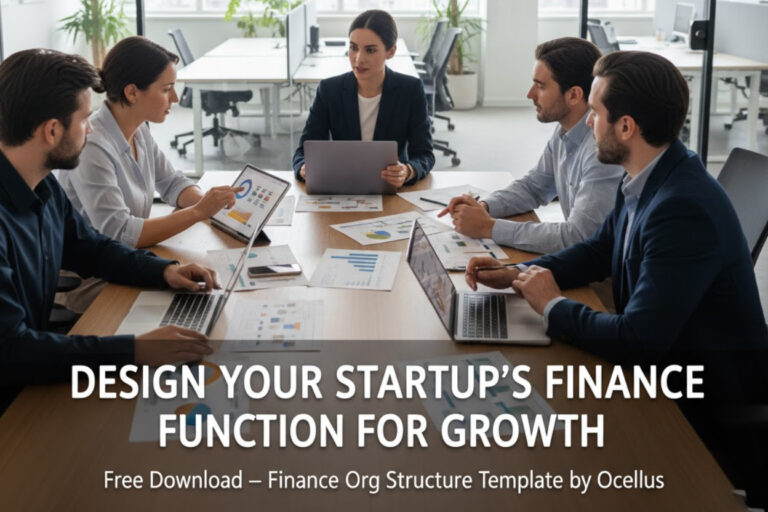 finance org structure for startups